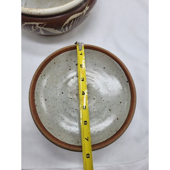 Studio Art Stonewear Pottery Signed & Lidded - Picture 4 of 8